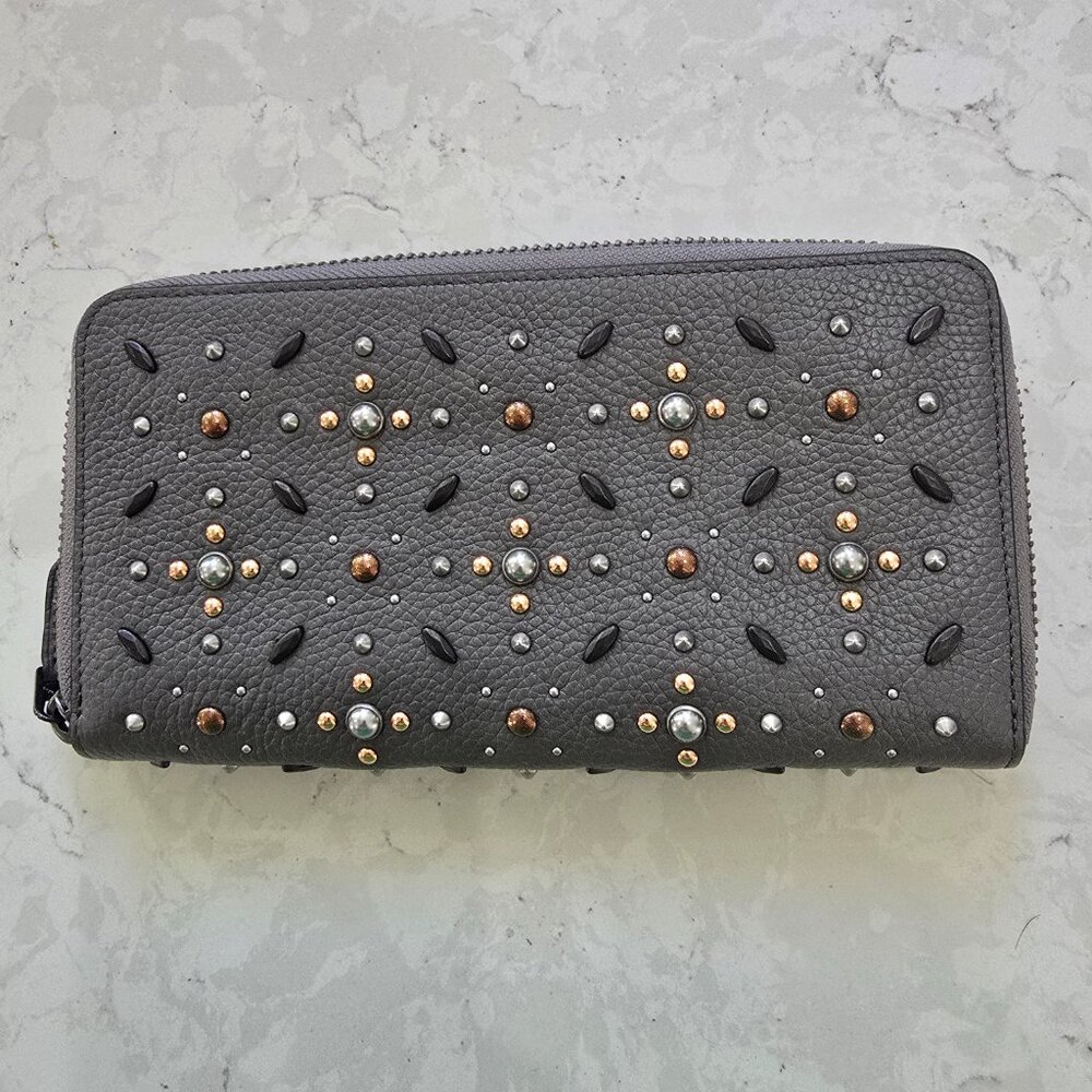 Coach Rivet Zip Wallet - Picture 11 of 16